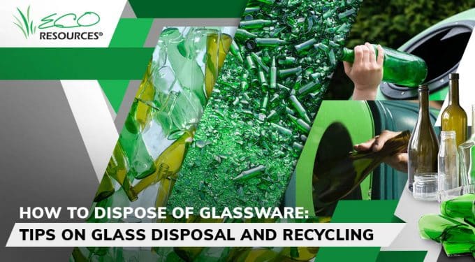how to dispose of glassware